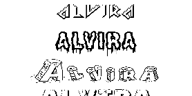 Coloriage Alvira