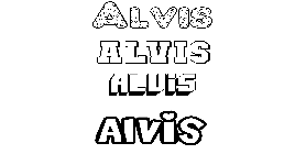 Coloriage Alvis