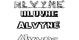 Coloriage Alvyne