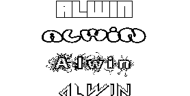 Coloriage Alwin