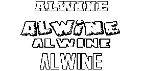 Coloriage Alwine