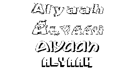 Coloriage Alyaah