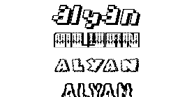 Coloriage Alyan