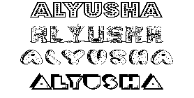 Coloriage Alyusha
