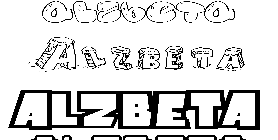 Coloriage Alzbeta