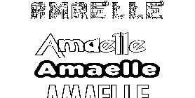 Coloriage Amaelle