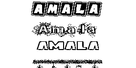 Coloriage Amala