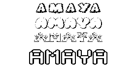 Coloriage Amaya