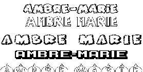 Coloriage Ambre-Marie