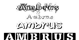 Coloriage Ambrus