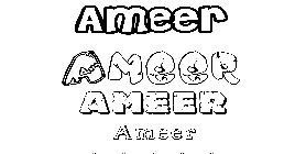 Coloriage Ameer