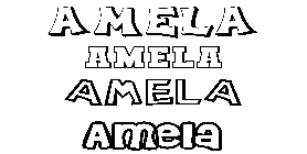 Coloriage Amela