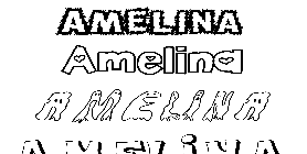 Coloriage Amelina