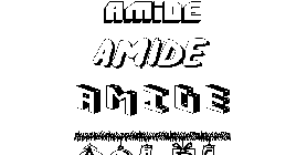 Coloriage Amide