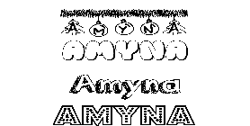 Coloriage Amyna