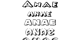 Coloriage Anae