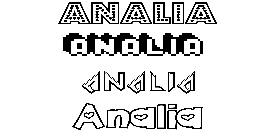 Coloriage Analia