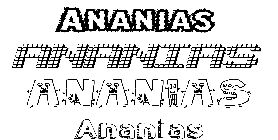 Coloriage Ananias