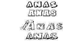 Coloriage Anas