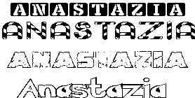 Coloriage Anastazia