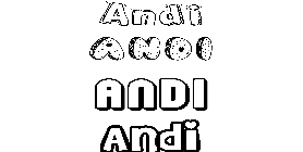 Coloriage Andi