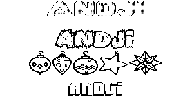 Coloriage Andji