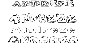 Coloriage Andreze