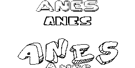 Coloriage Anes