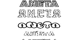 Coloriage Aneta