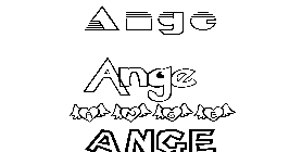 Coloriage Ange