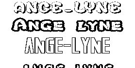 Coloriage Ange-Lyne