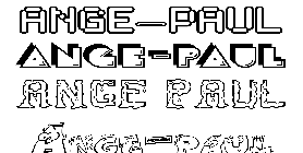Coloriage Ange-Paul
