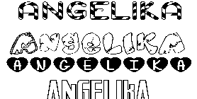Coloriage Angelika