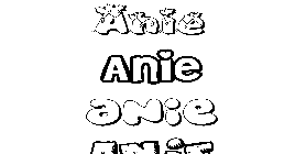 Coloriage Anie
