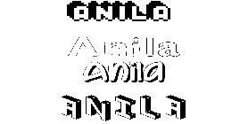 Coloriage Anila