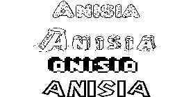 Coloriage Anisia