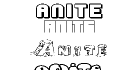 Coloriage Anite