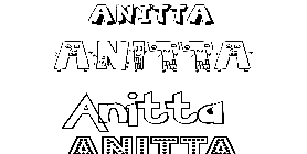 Coloriage Anitta