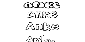 Coloriage Anke