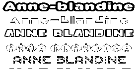 Coloriage Anne-Blandine