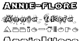 Coloriage Annie-Flore