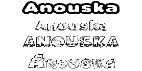 Coloriage Anouska