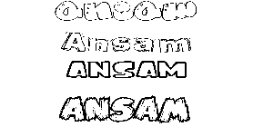 Coloriage Ansam