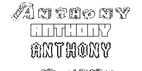 Coloriage Anthony