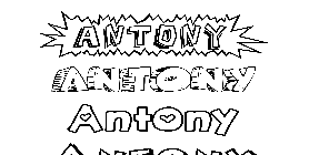 Coloriage Antony