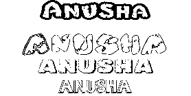 Coloriage Anusha