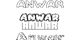 Coloriage Anwar