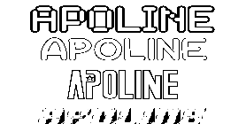 Coloriage Apoline