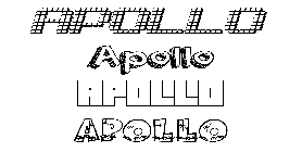 Coloriage Apollo