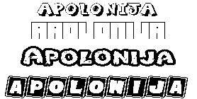 Coloriage Apolonija